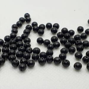 Мъниста от камък шунгит 4 мм