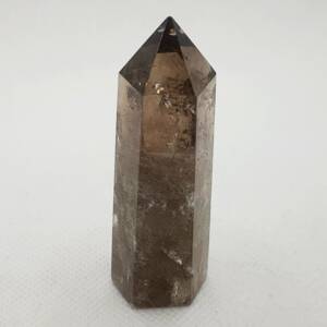 Обелиск от камък опушен кварц (шестостенна колона) 60-70 мм