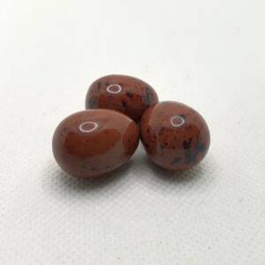 Яйце от камък махагонов обсидиан 15X20