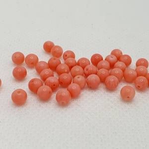 Мъниста от розов корал 4 мм