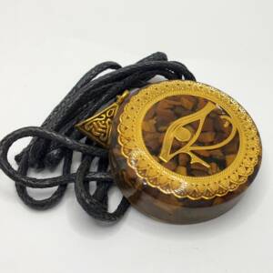 Оргонитова висулка с тигрово око