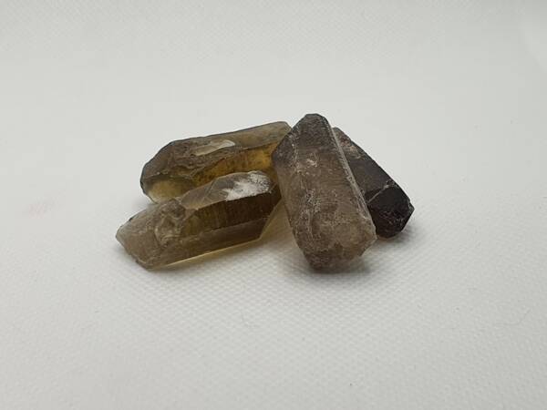 Камък опушен кварц с цитрин (шипове)