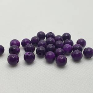 Мъниста от пурпурен сугилит 6 мм