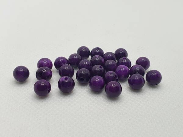 Мъниста от пурпурен сугилит 6 мм