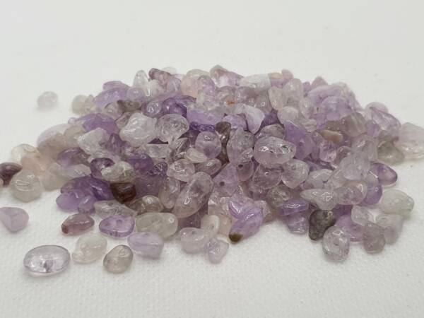 Мъниста от камък пурпурен нефрит 5-8 мм