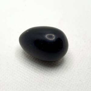 Яйце от камък черен обсидиан