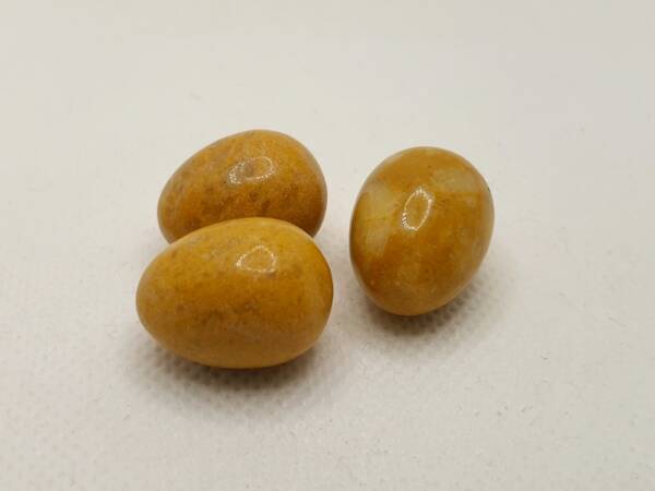 Яйце от камък жълт яспис 15Х20
