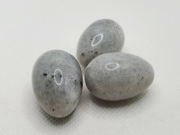Яйце от камък сив лабрадорит 20Х30