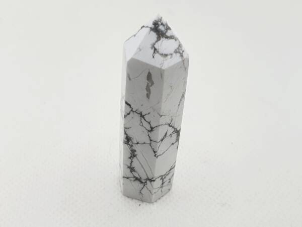 Обелиск от камък бял тюркоаз 50-60 мм