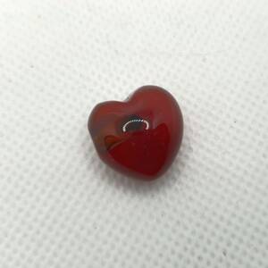 Сърце от камък червен ахат 15 мм