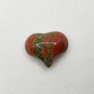 Сърце от камък унакит 25Х20 мм