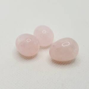 Яйце от камък розов кварц 15Х20