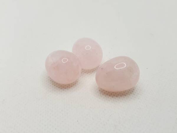 Яйце от камък розов кварц 15Х20