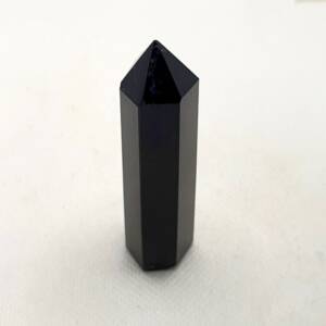 Обелиск от камък черен обсидиан 60-70 мм