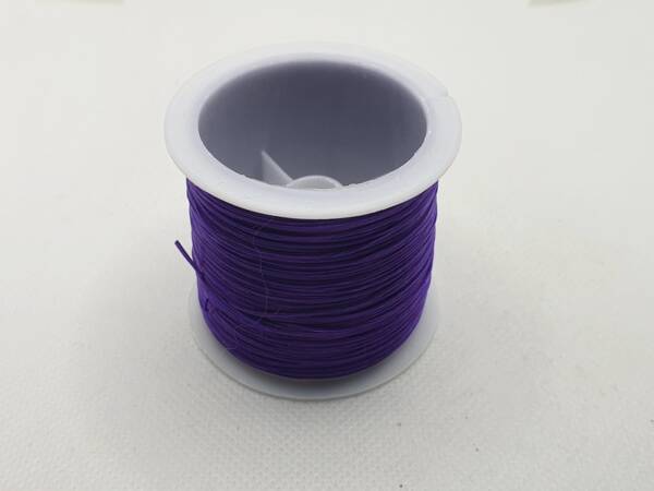 Еластична лилава корда 0.5 мм