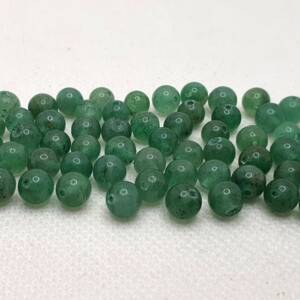 Мъниста от камък зелен авантюрин 8 мм